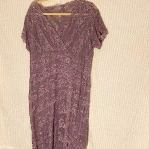 Marina Purple Cocktail Dress